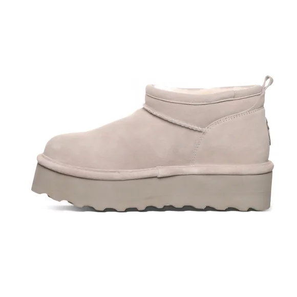 Bearpaw Women's Retro Shorty Suede Boot - Mushroom